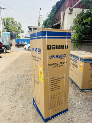 Limited Stock Nasco-D2-20fl Nasco Fridge Bottom Freezer 158ltr Silver