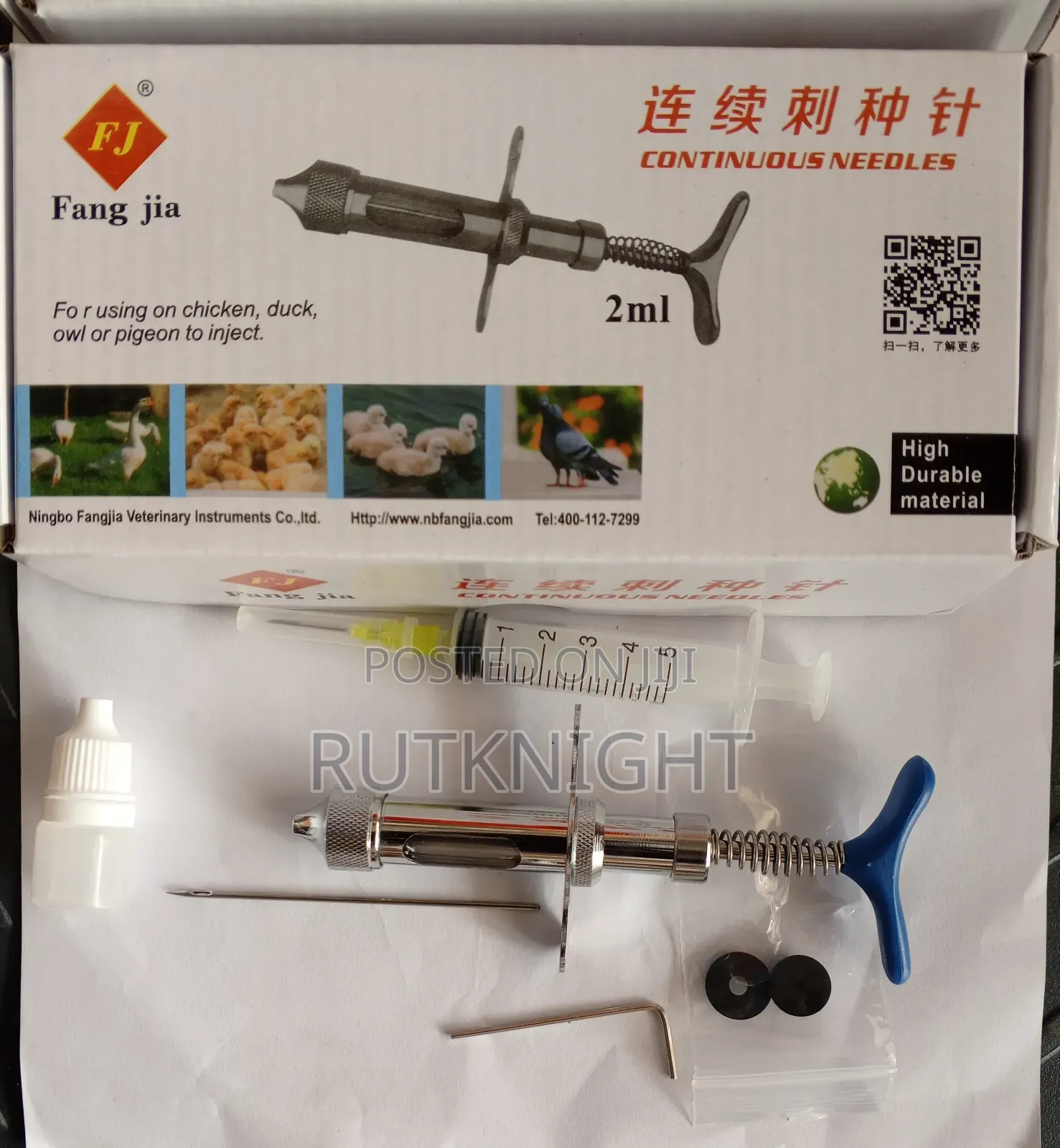 2ml 5ml Fowl Pox Syringe Available