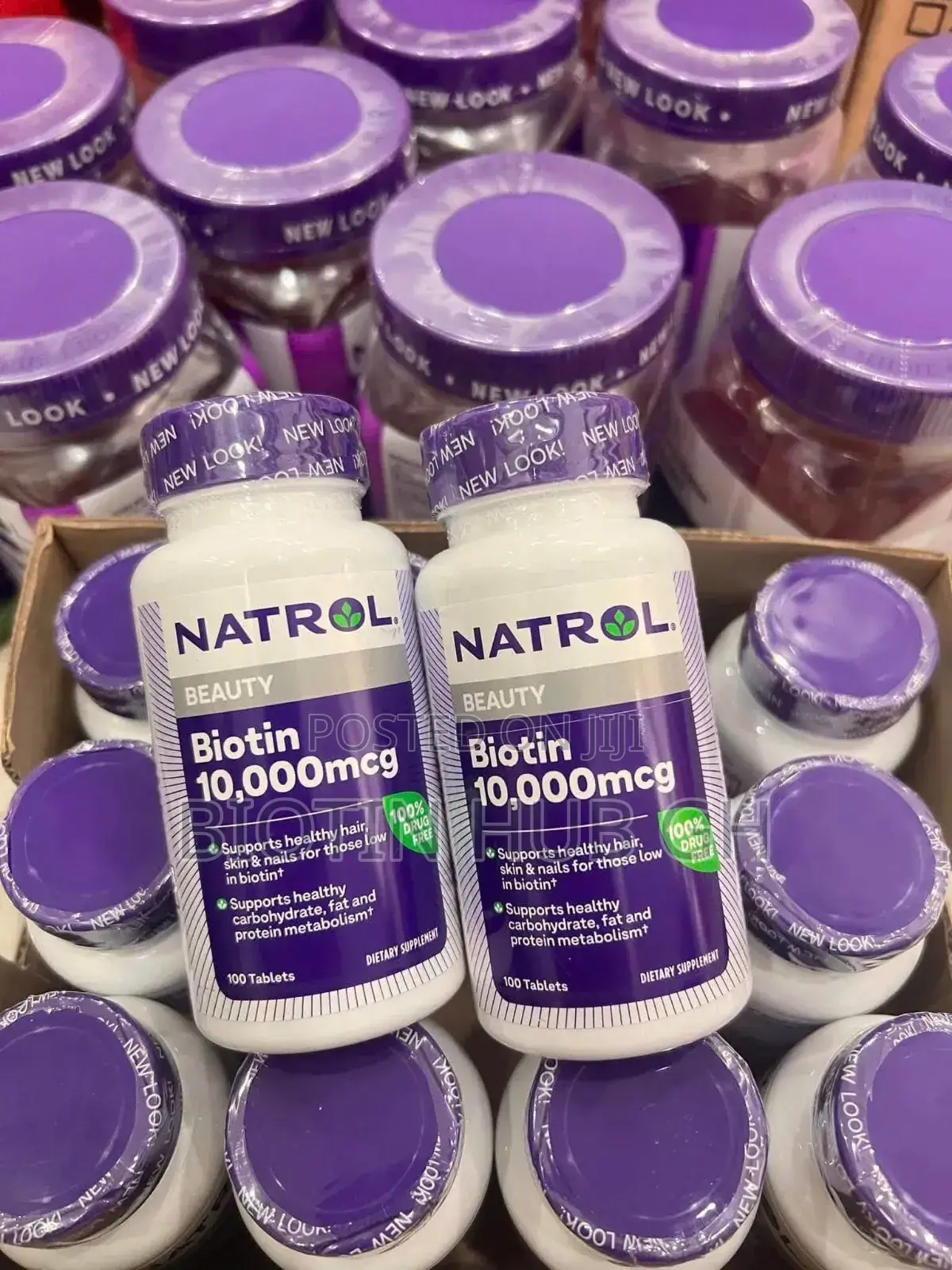 Natrol Biotin 10,000mcg 100 Tablets
