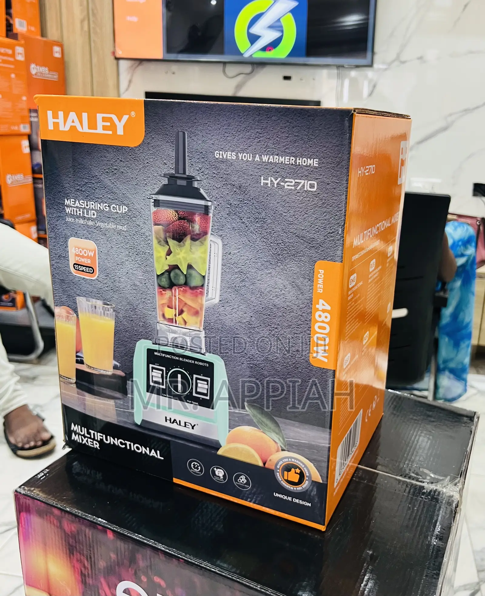 Fresh in Box Haley-Hy-2710 15 1 Jars 4800watt Blender With 15 Speed
