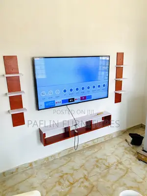 Quality Tv Stand With Hanging Shelves