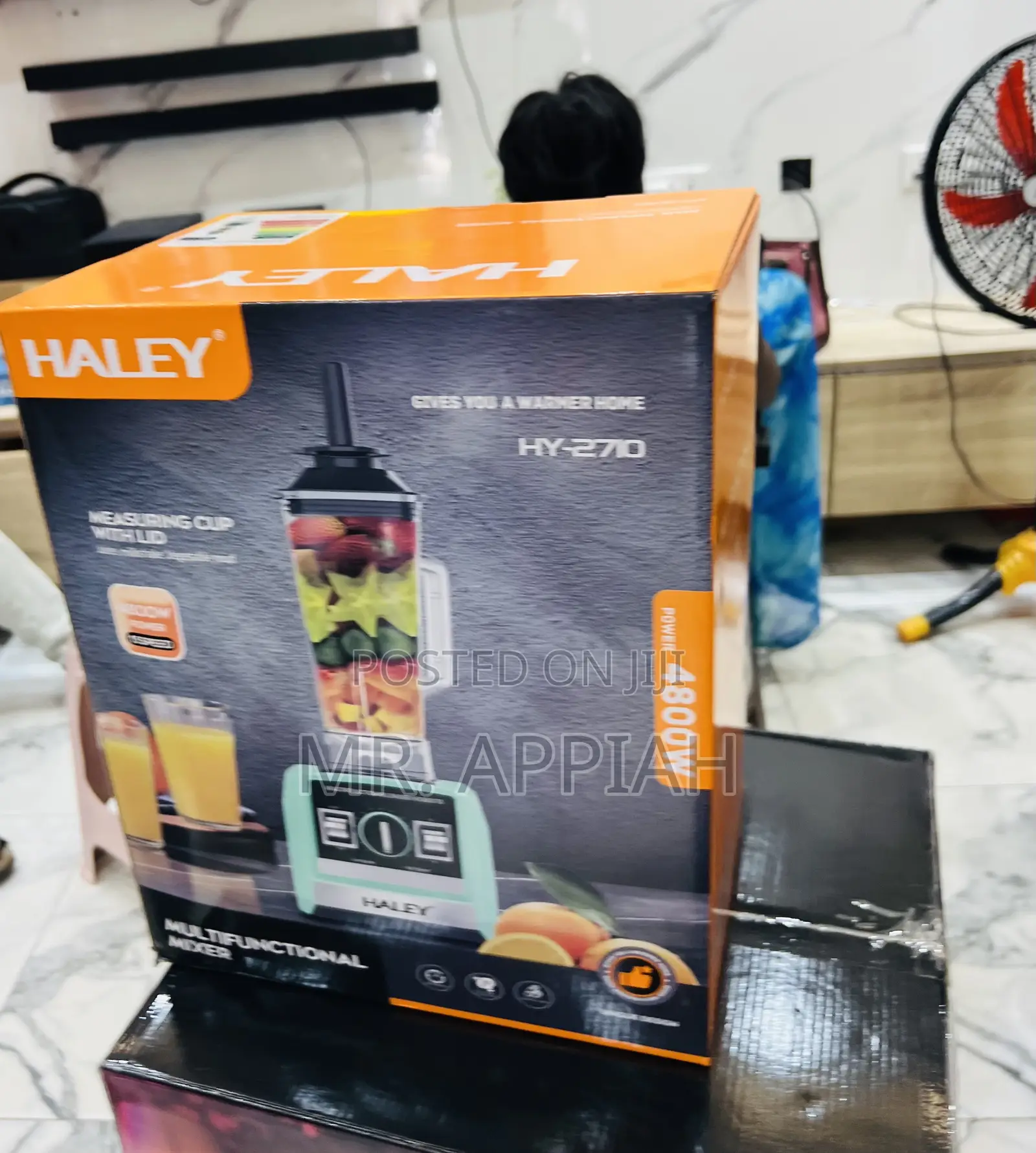 Authentic Haley-Hy-2710 1 Jars 4800watt Blender(Green) 