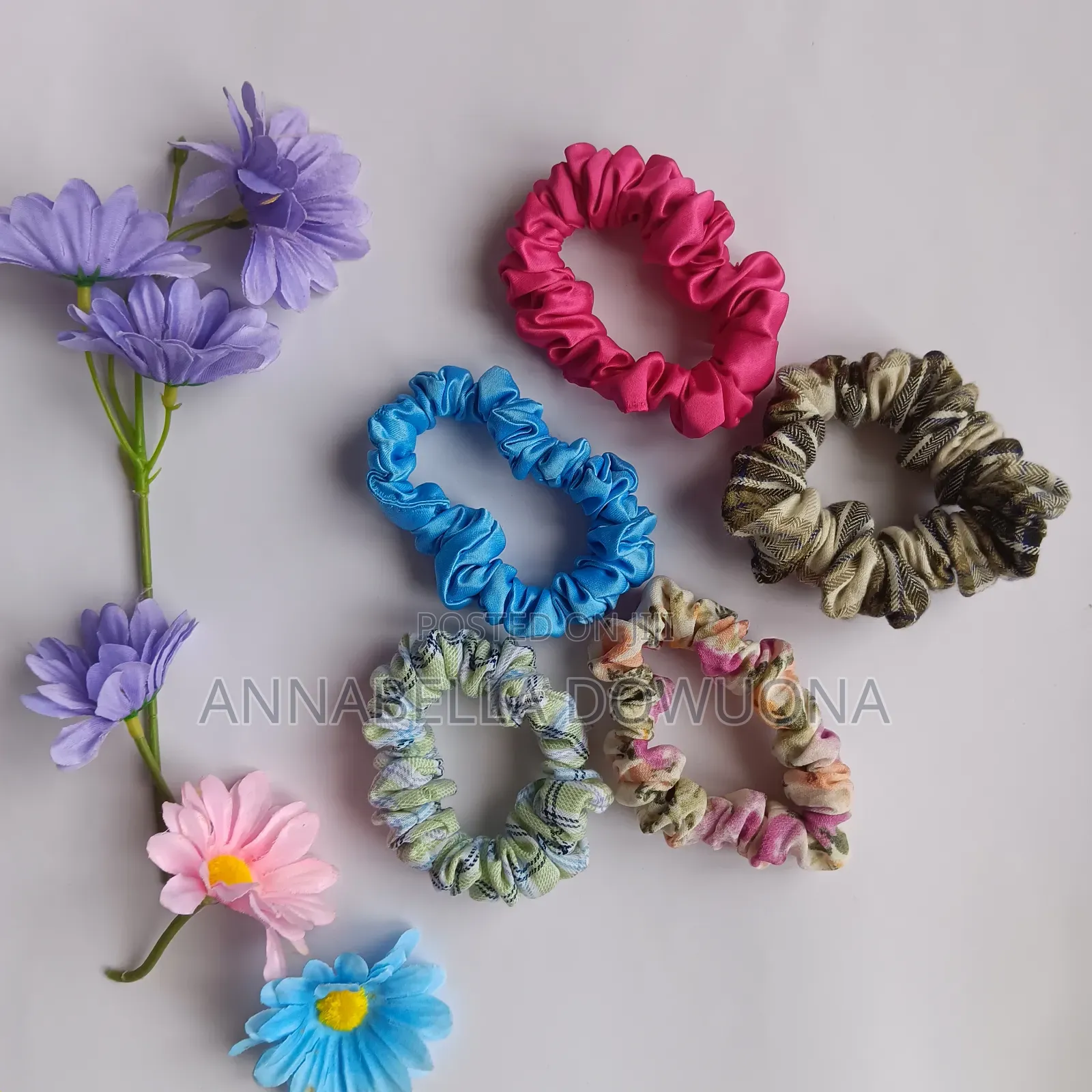 Small Sized Scrunchies 5 for 20cds