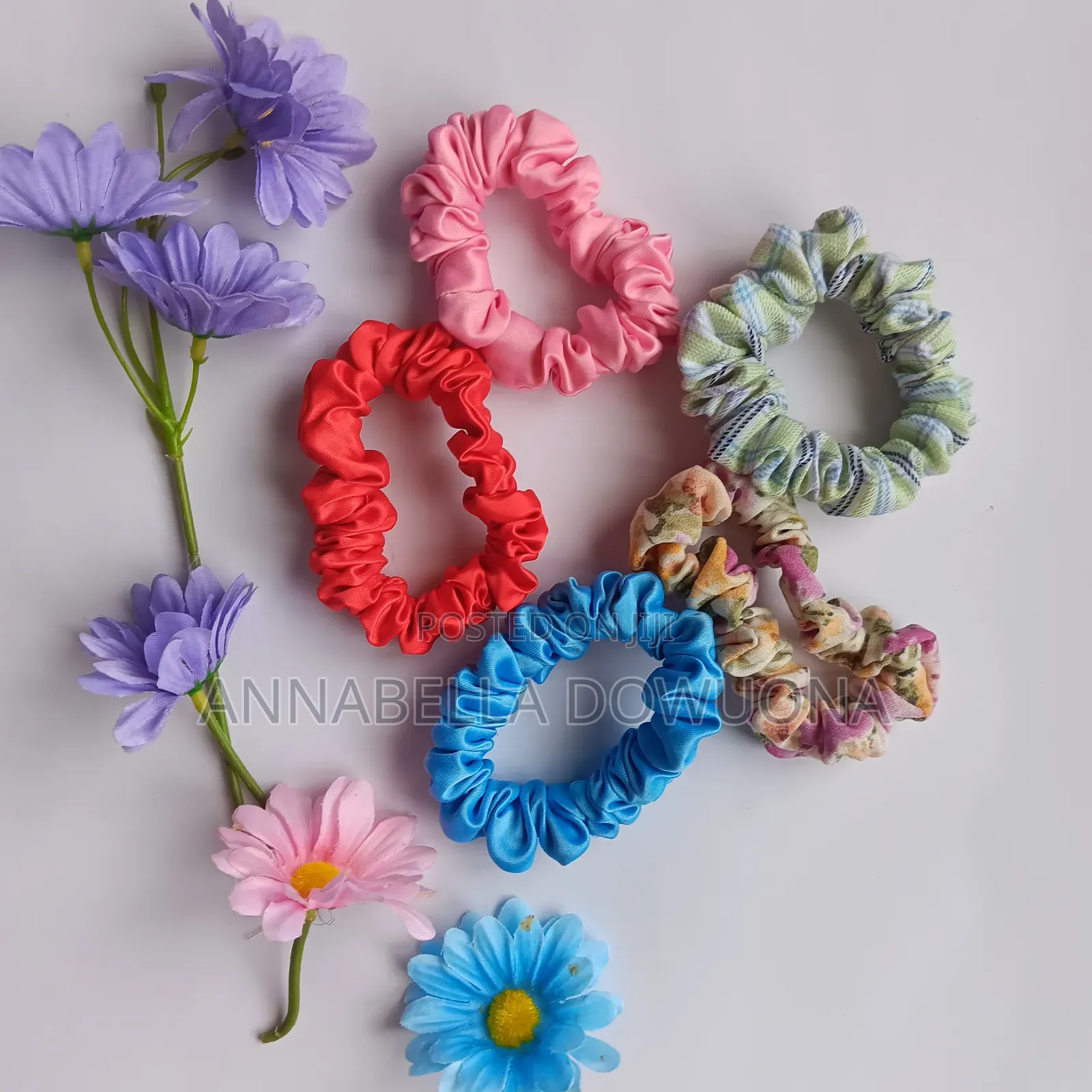 Small Sized Scrunchies 5 for 20cds