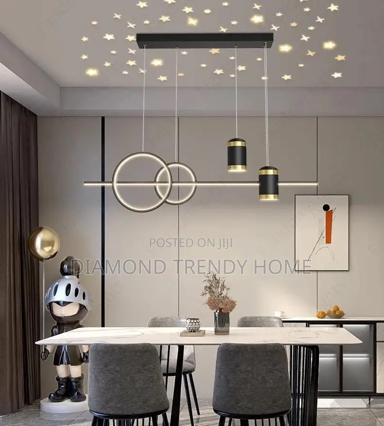 Chandelier Lights With Start Projector
