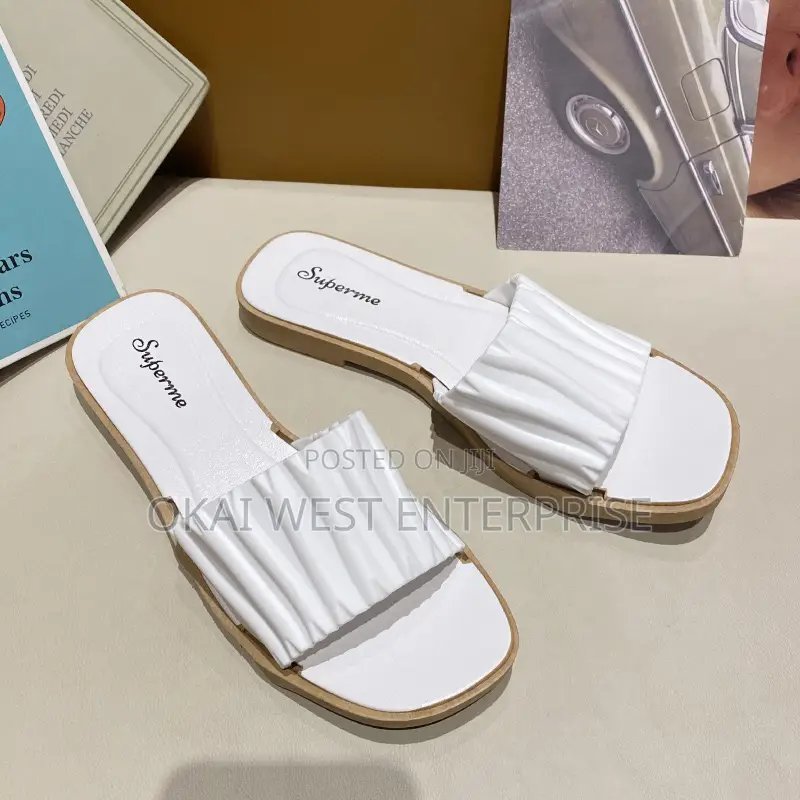 Chic Summer Cross-Band Slippers for Women ( Rubber Based)