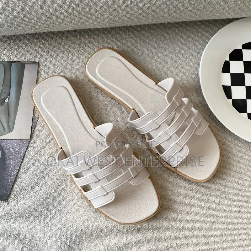 Chic Summer Cross-Band Slippers for Women ( Rubber Based)