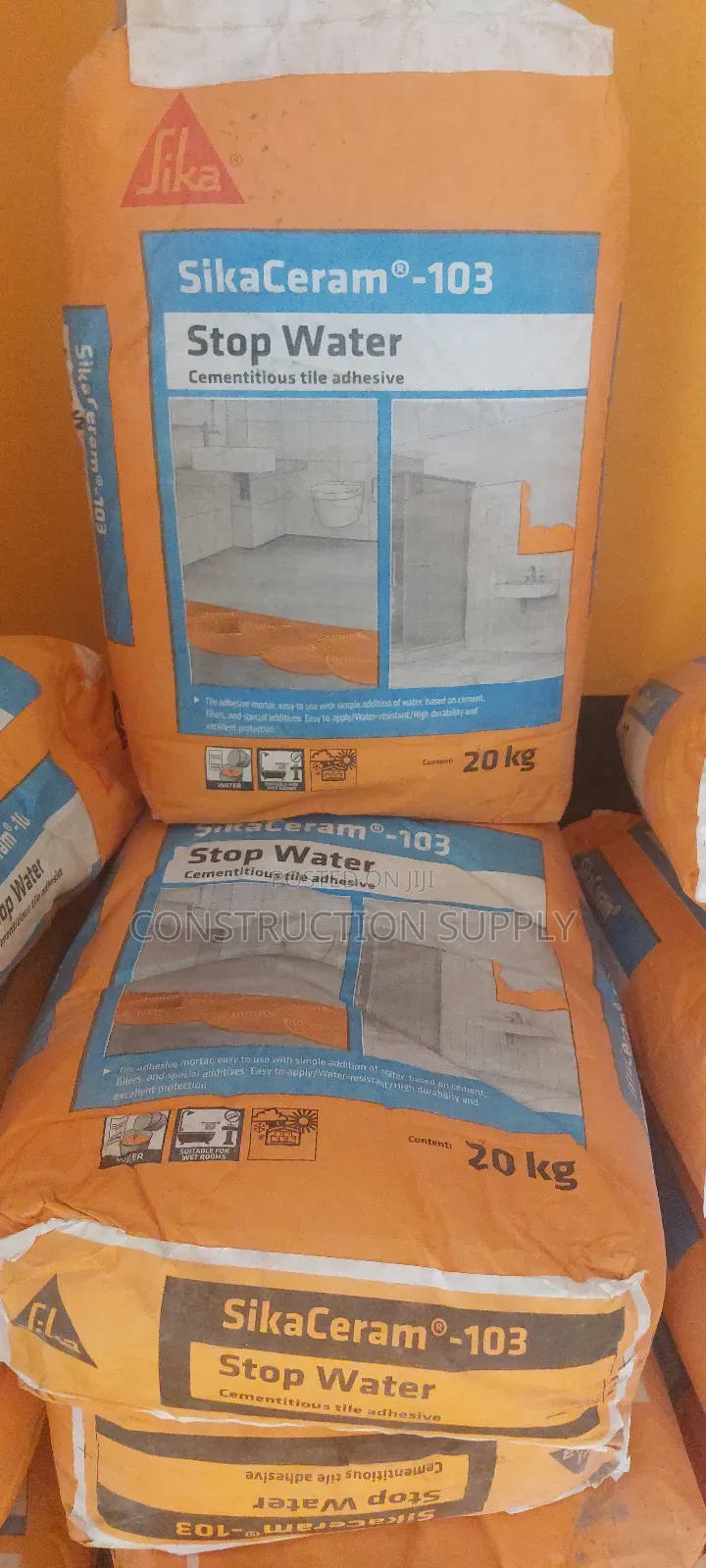 Sikaceram 103 Stop Water (Tile Cement For Wet Areas)