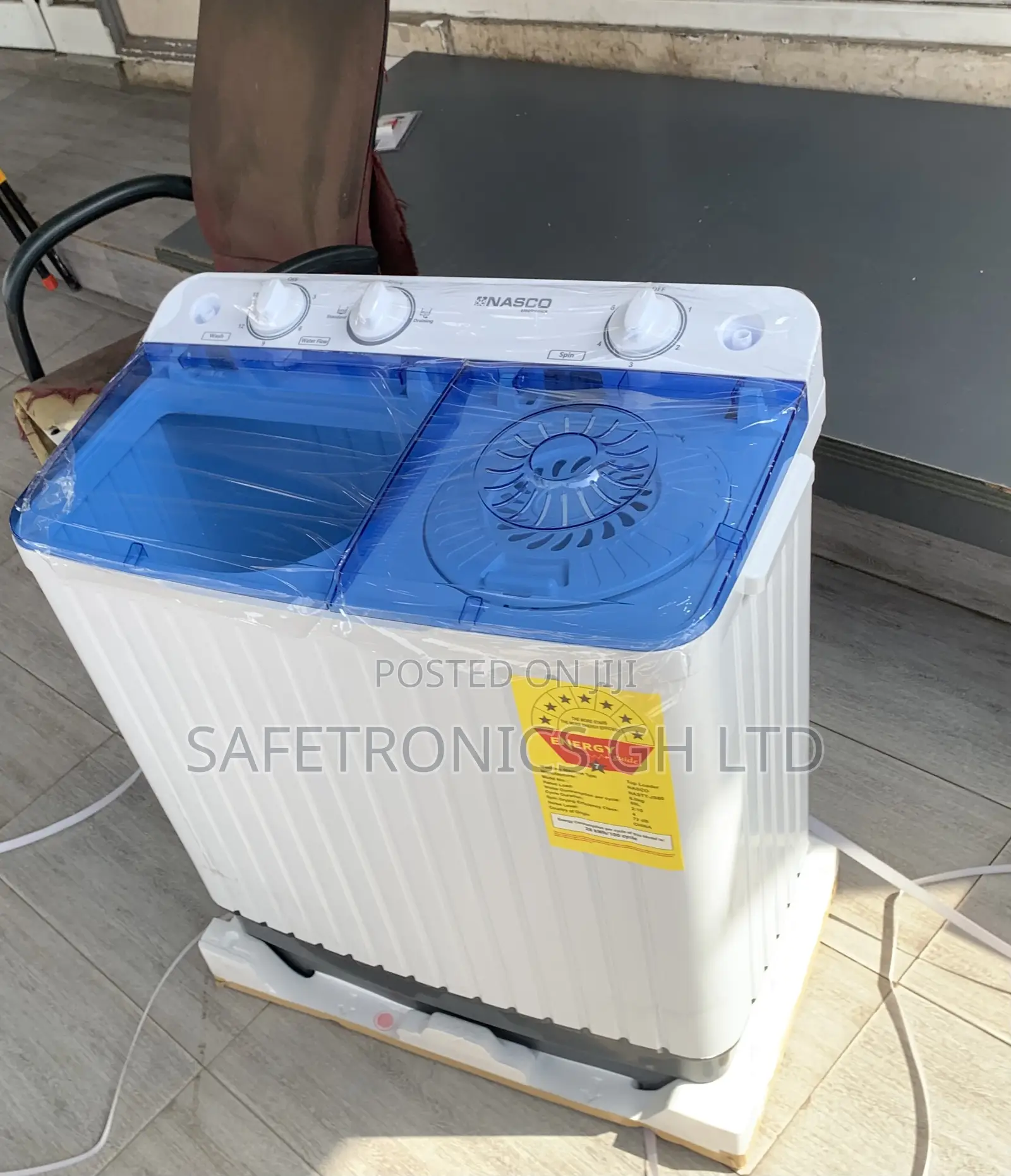 Reliable White Nasco Semiautomatic 7kg Electric Topload Washingmachine