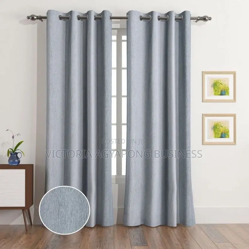 Cream Sunblock Curtains Available