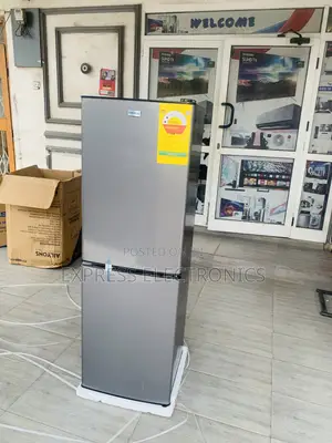 Nasco-D2-20fl Double Door Fridge 158ltr Silver