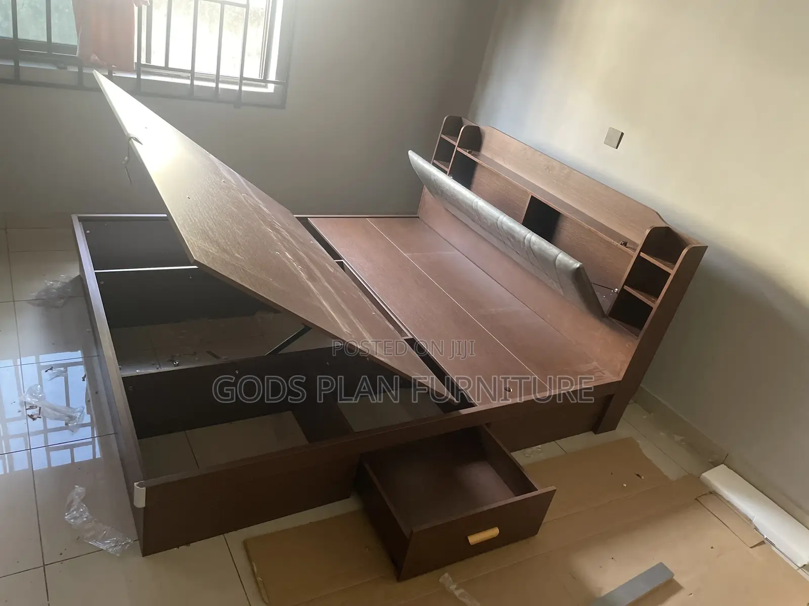 Queen Size Bed Frame - Storage