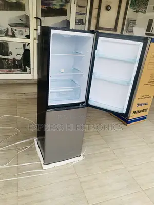 Purchase the New Sleek Nasco-D2-20fl Double Door Fridge 158ltr Silver