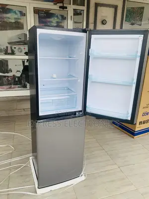 Direct Cooling Nasco-D2-20fl Double Door Fridge 158ltr Silver