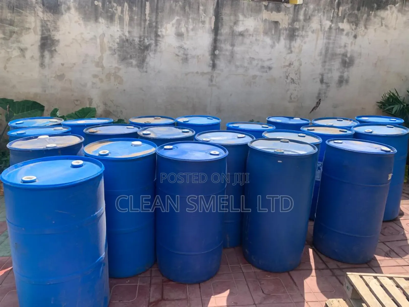 Blue Plastic Drum