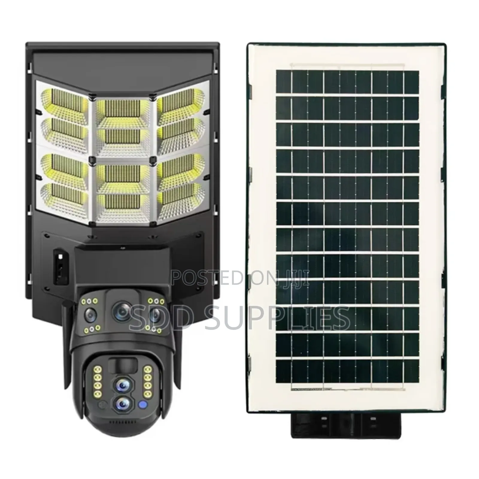 Double Dual Lens Wifi Solar Streetlight Street Light Security Camera