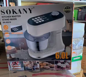 Sokany Kitchen Master Stand Mixer 6l Professional Baking Dough Mixer
