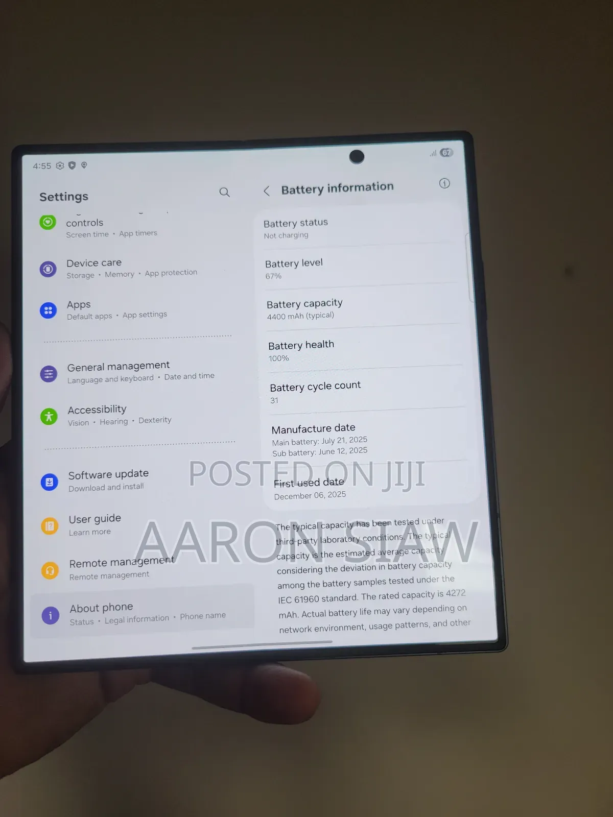 Samsung Galaxy Z Fold7 1 TB Black