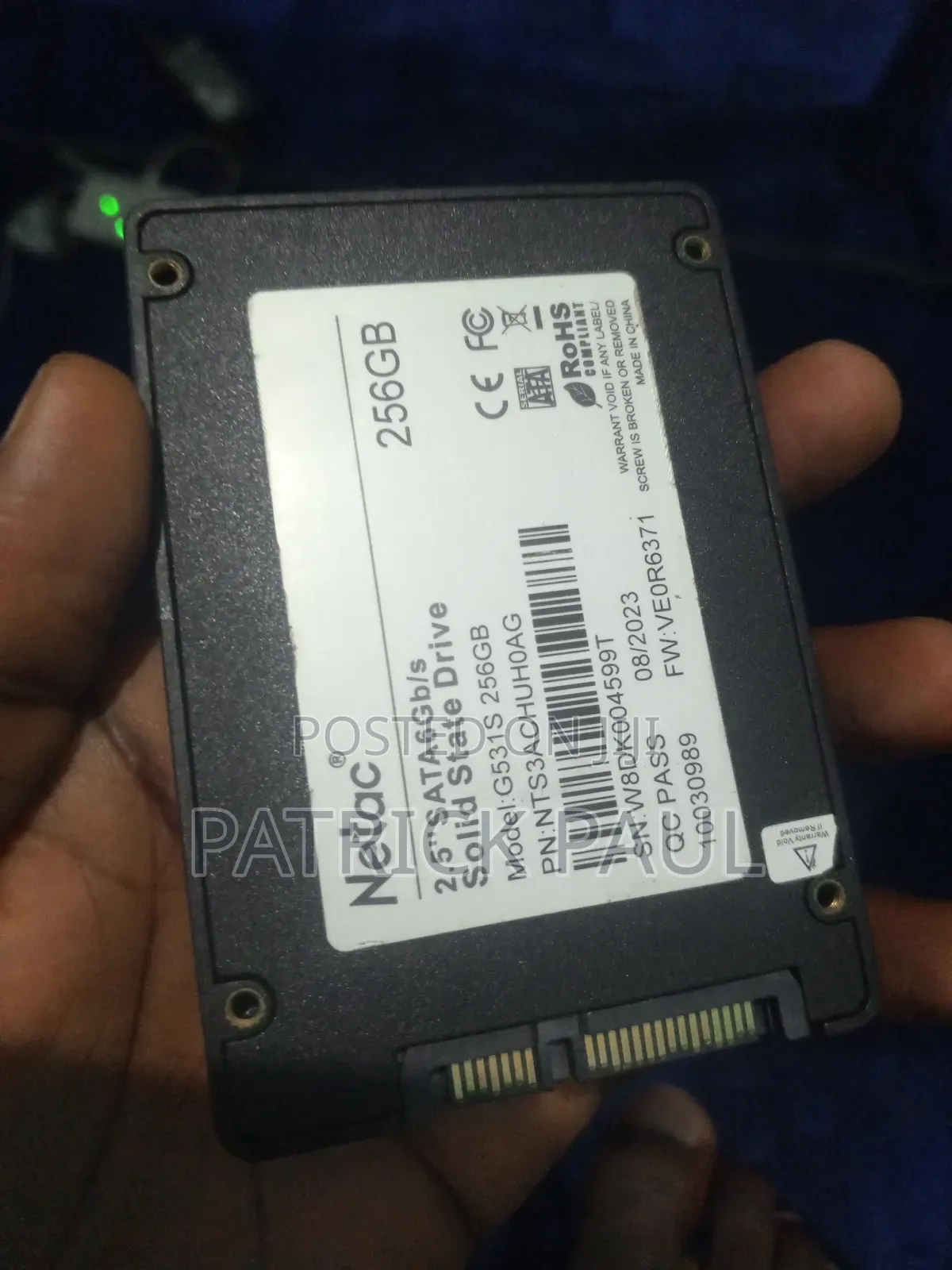 Sata SSD 256gb