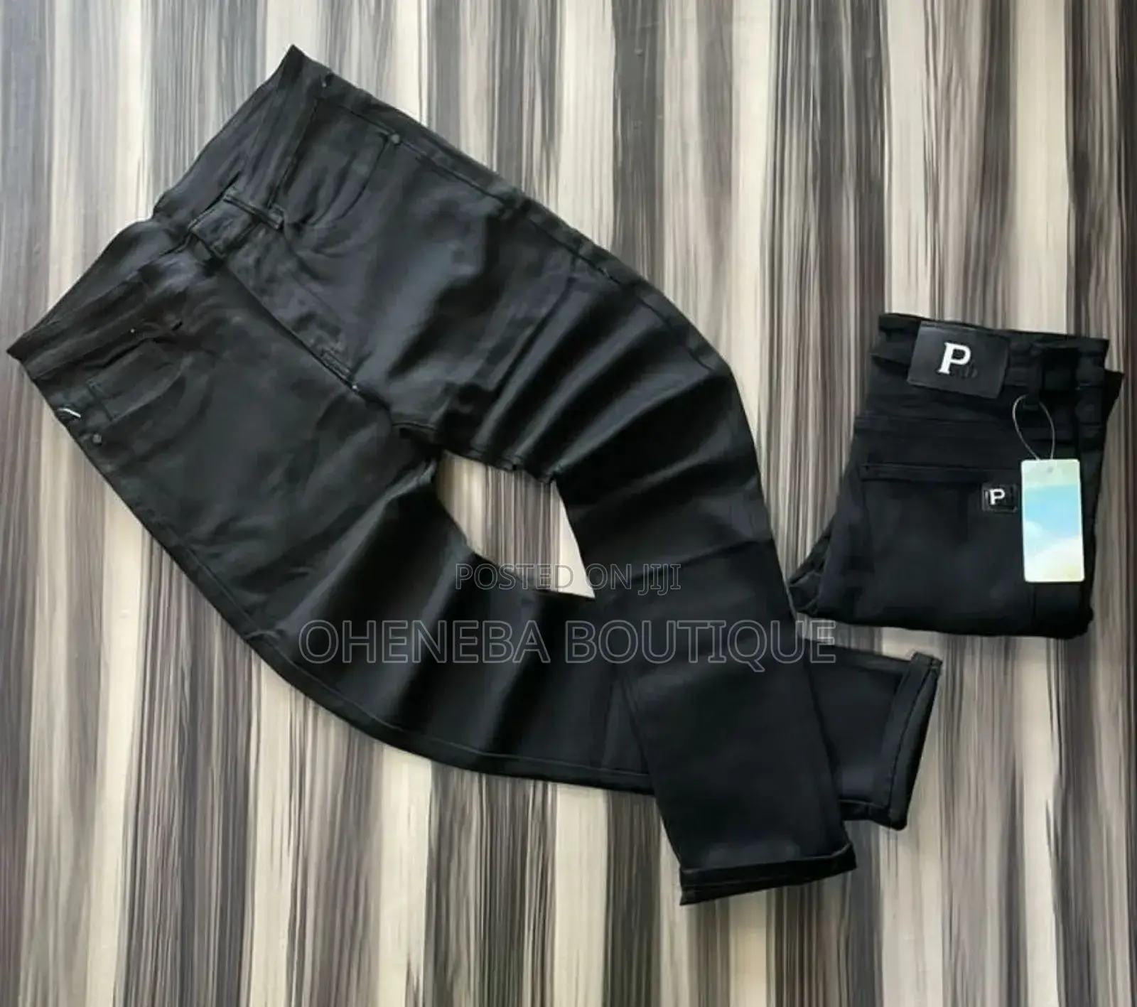 Level Black Jeans Trousers