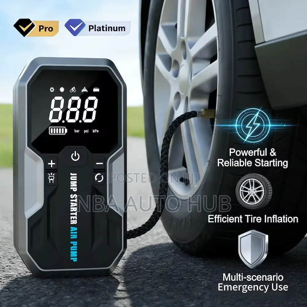 Jump Starter and Tyre Inflator