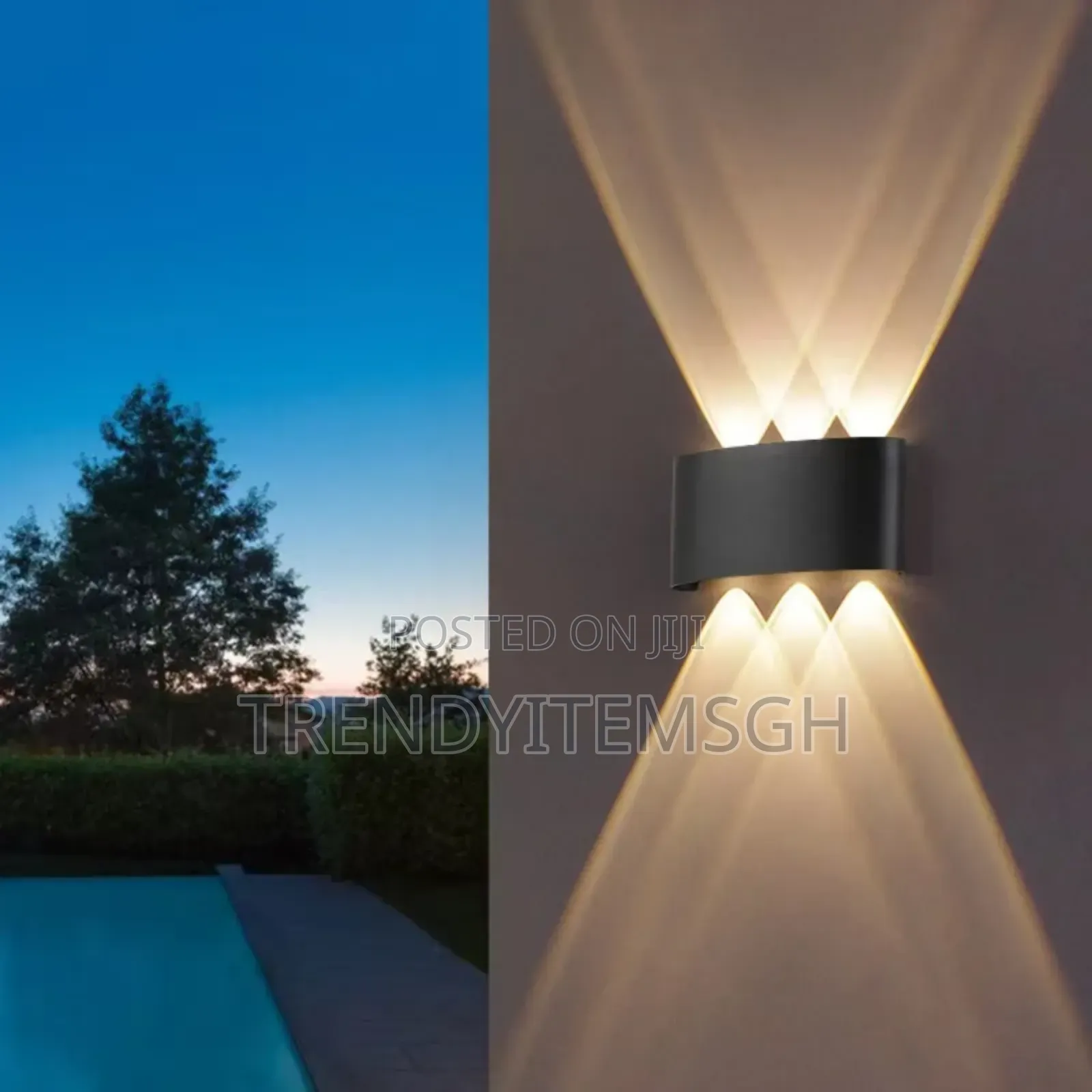 Indoor/Outdoor Led Decorative Up and Down Wall Lamp