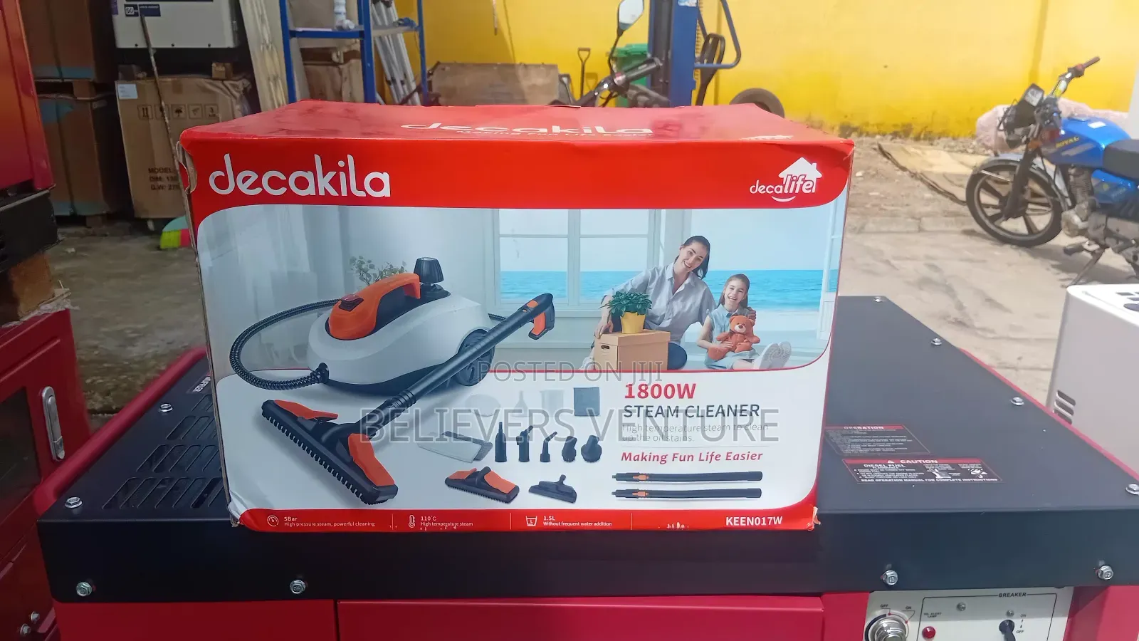 Original Decakila 1800w Steam Cleaner – Fast Heating