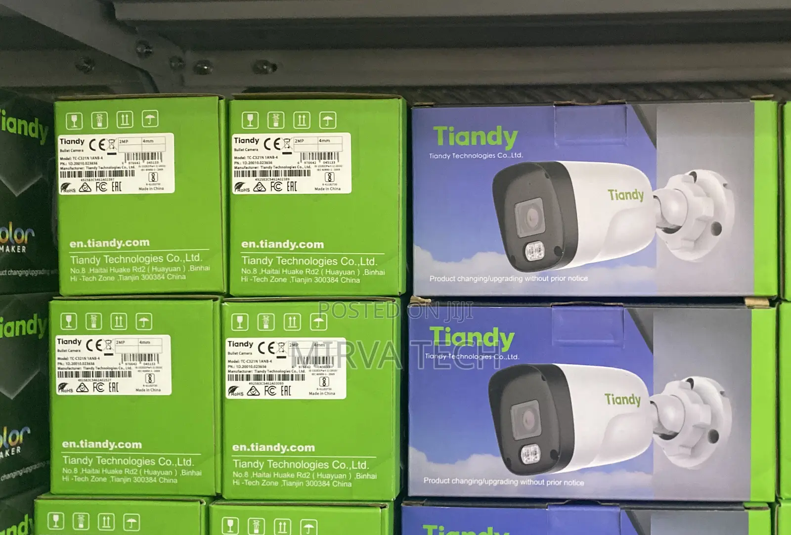 Tiandy 2mp Color Maker Ip Network Camera With Audio Tc-C321n