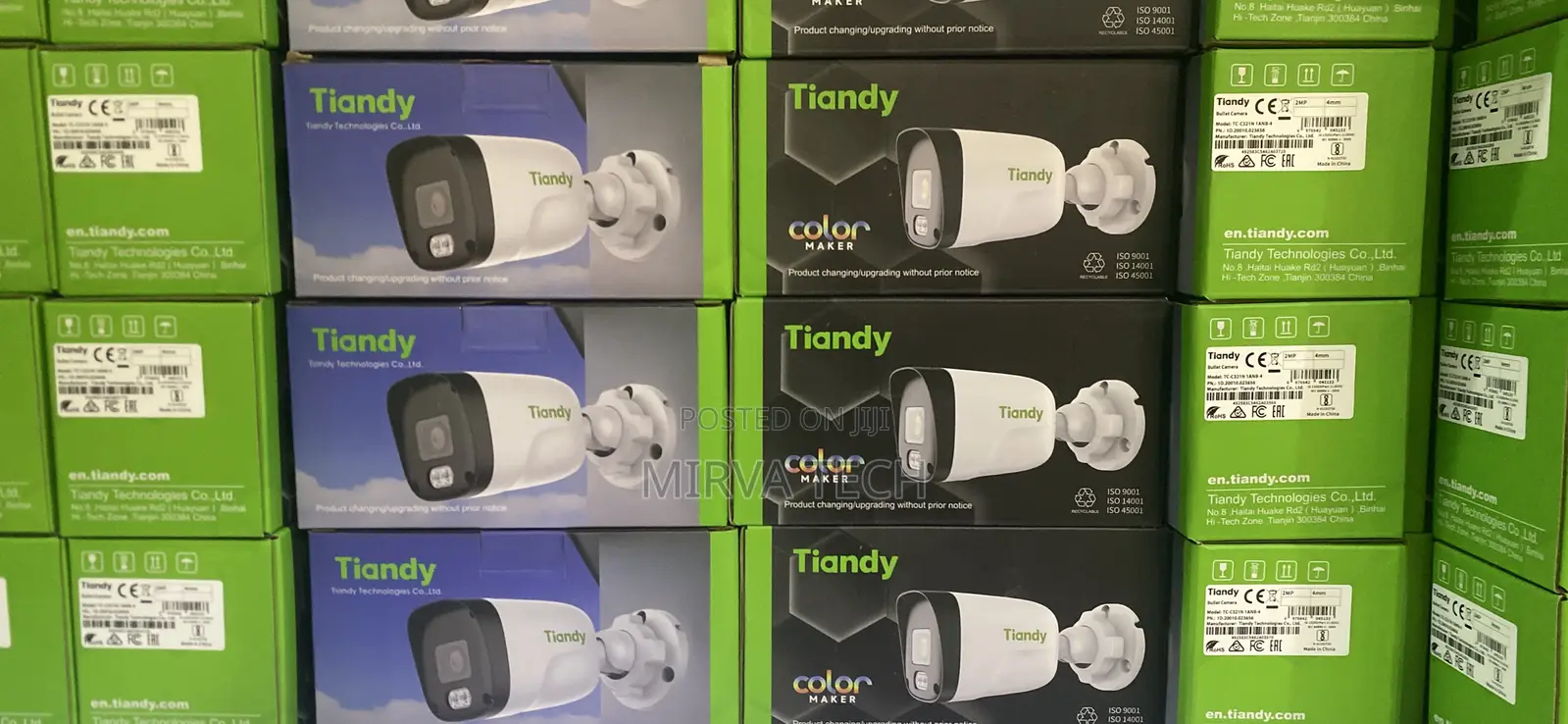 Tiandy 2mp Color Maker Ip Network Camera With Audio Tc-C321n