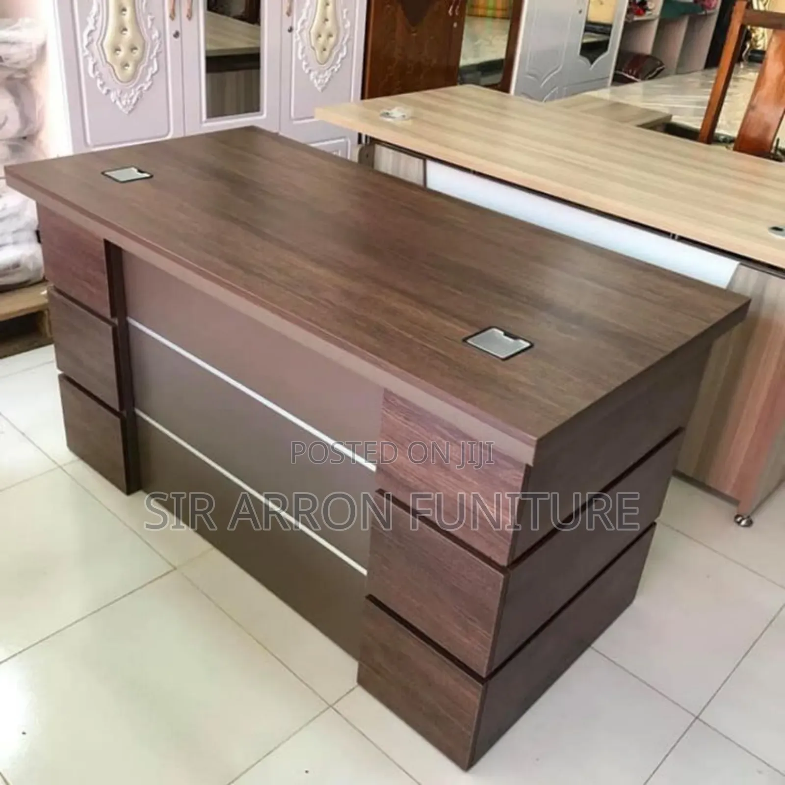 Office Table Made With Laminated Board