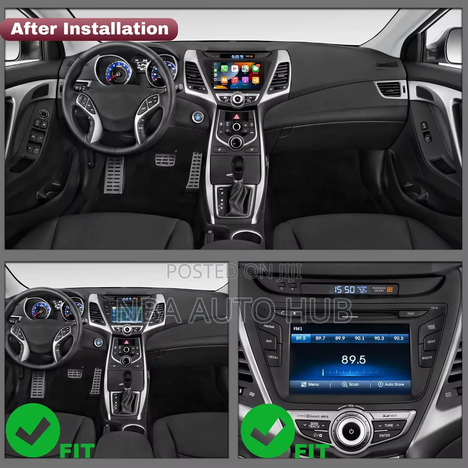 Elantra Android Car Play Multimedia Screen