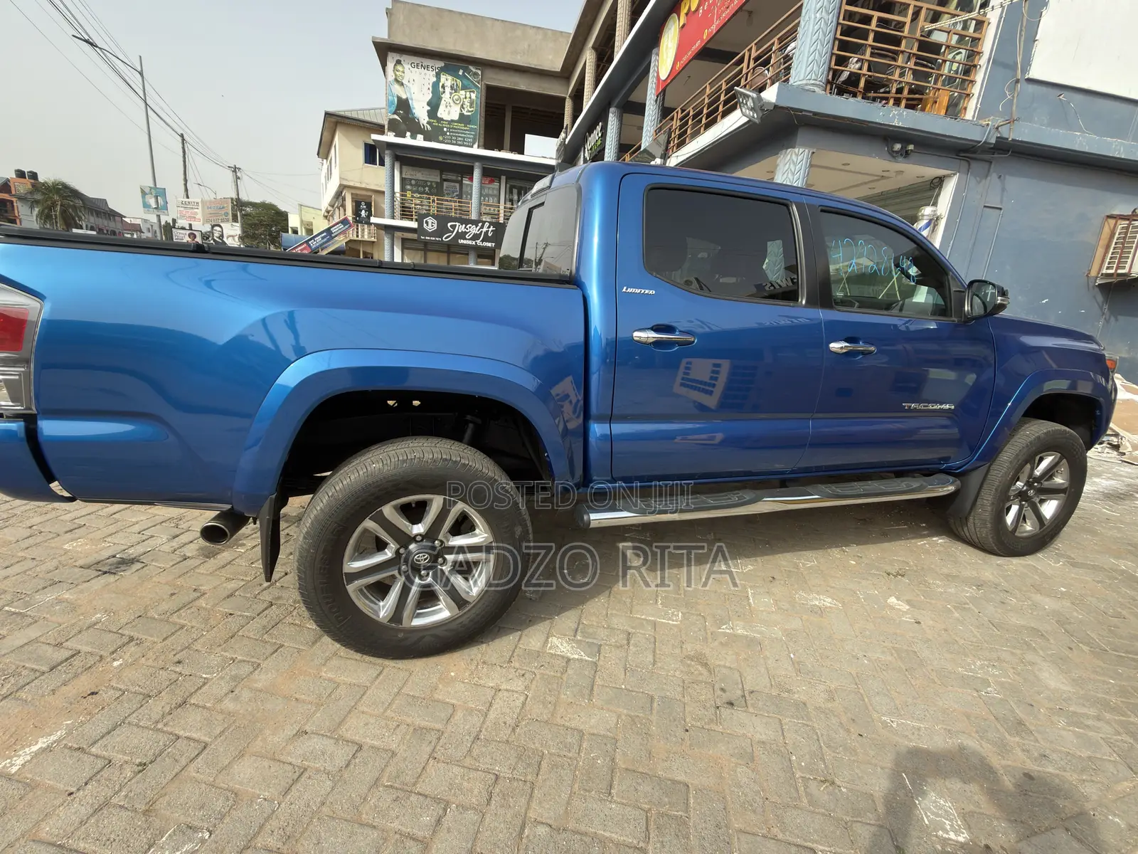 Toyota Tacoma Limited 2017 Blue