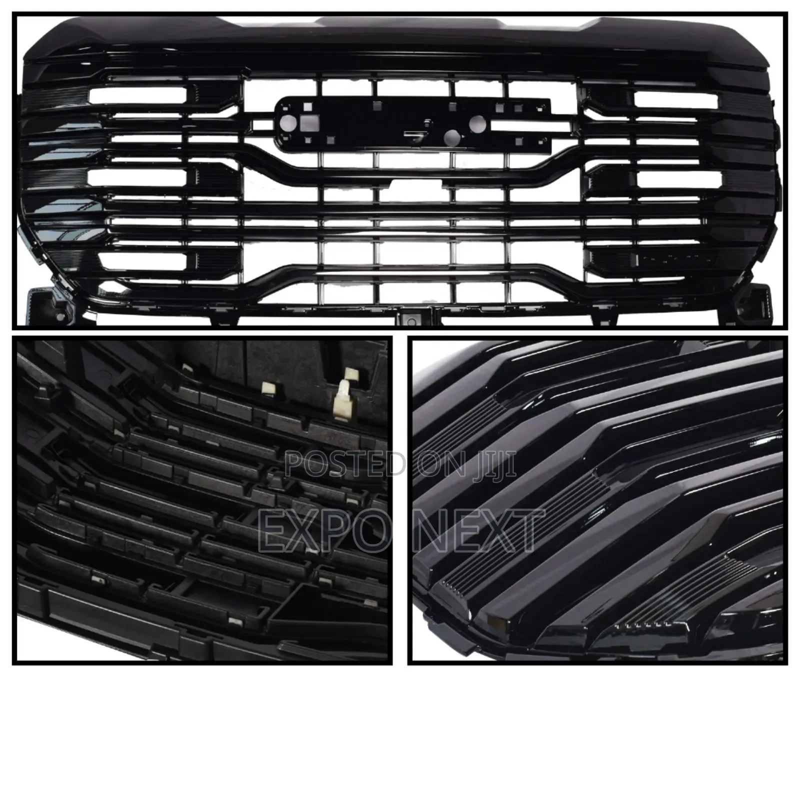 Black Front Grille For Gmc Sierra 1500 2022-2024