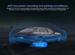 4g Gps Dual-view Car Camera Dvr Geofence App Car Security System