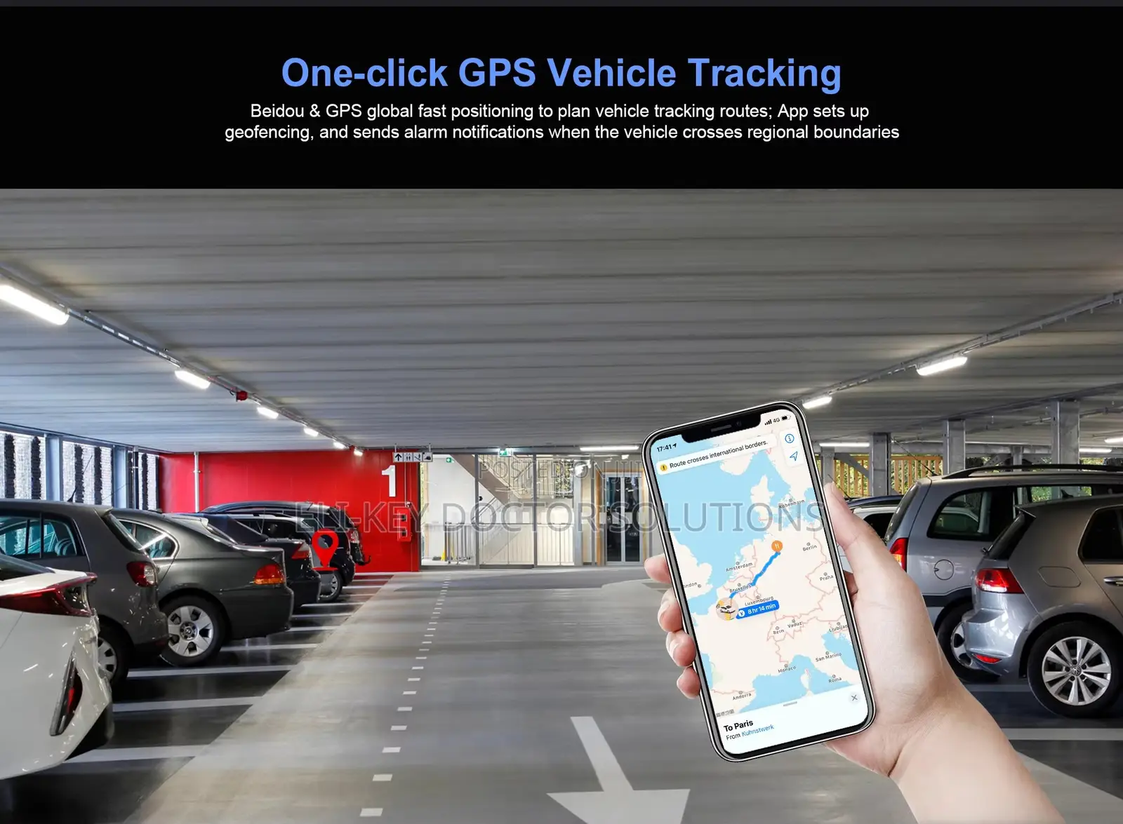 4g Gps Dual-view Car Camera Dvr Geofence App Car Security System