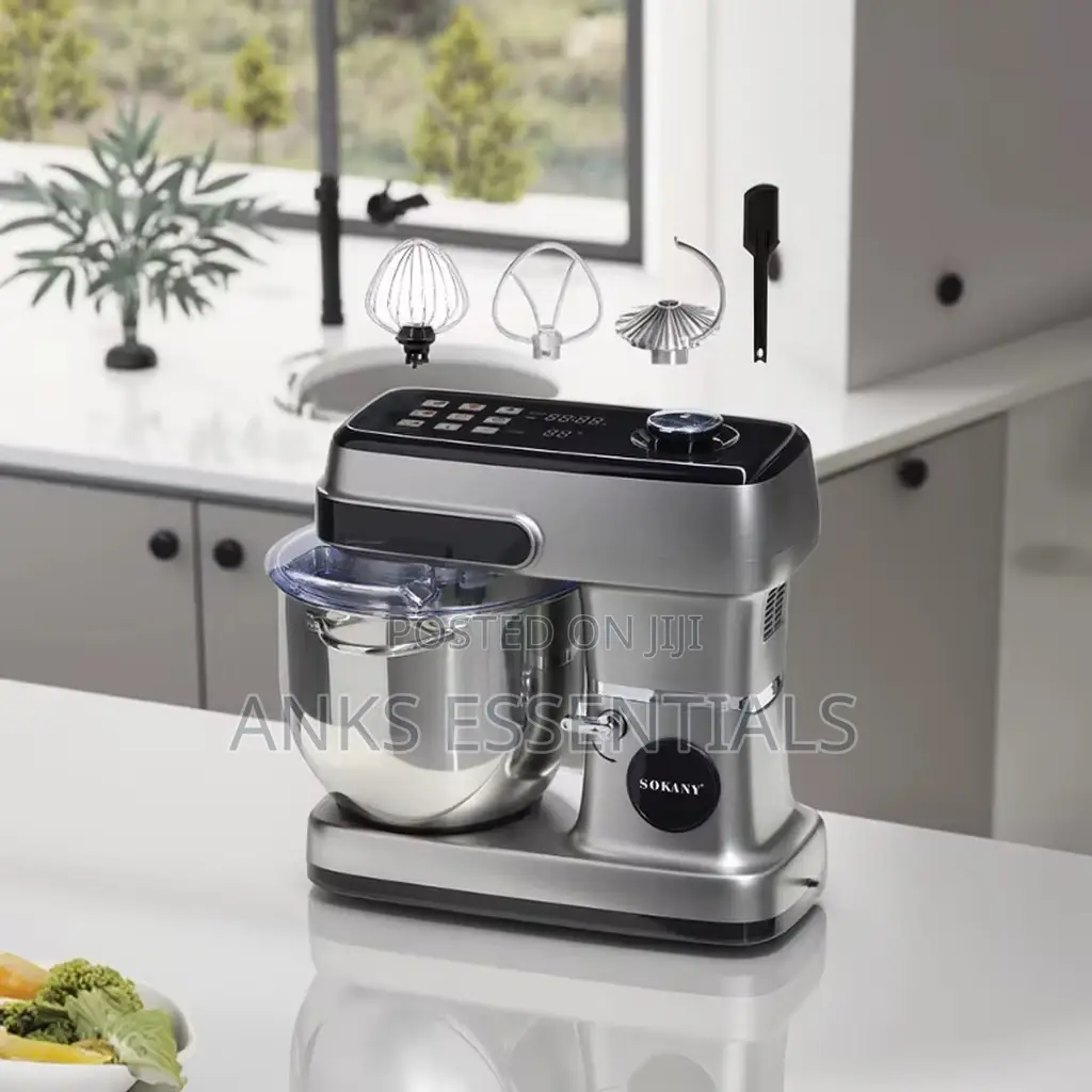 Sokany 12l Heavy Duty Stand Mixer – 2200w for Baking Dough