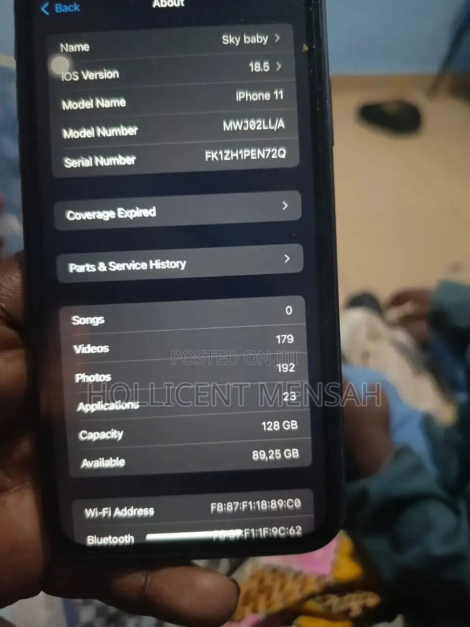 Apple iPhone 11 128 GB Black