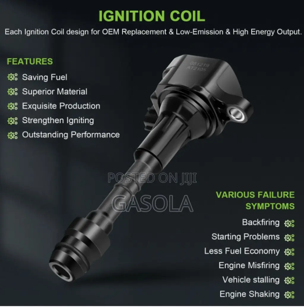 Nissan Ignition Coil and Spark Plug
