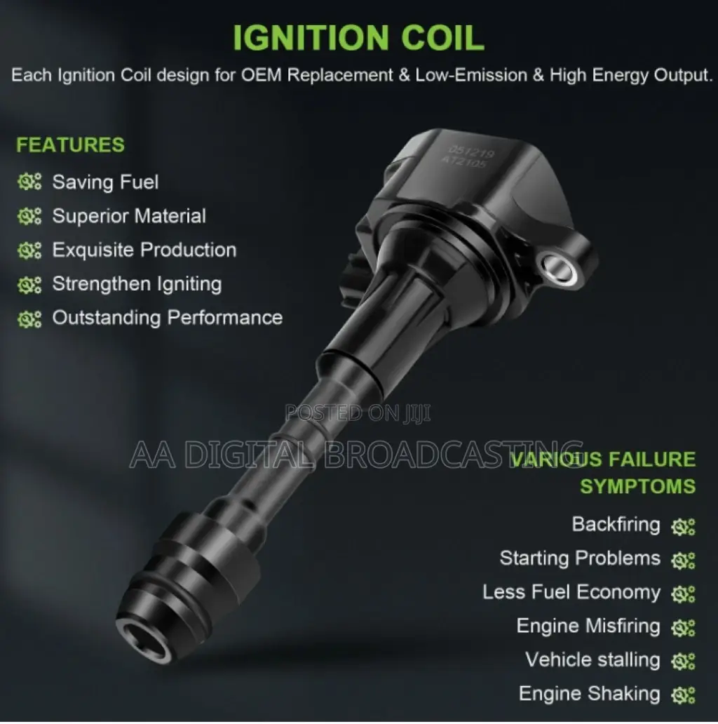 Nissan Ignition Coil and Spark Plug