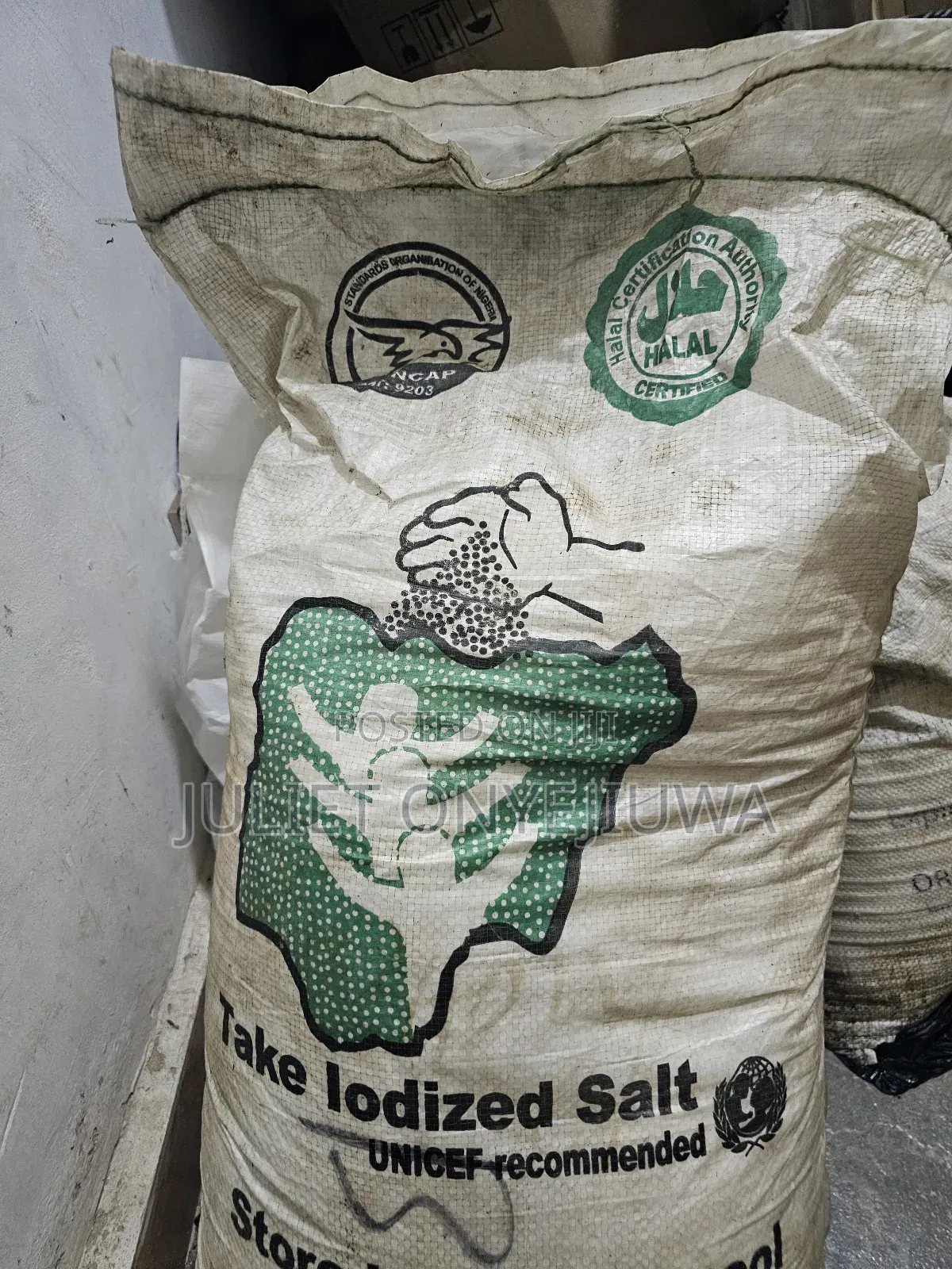 50kg Edible Iodized Table Salt