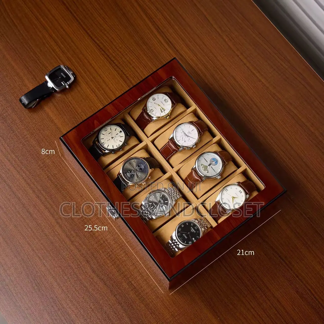 8 Slots Watch Case
