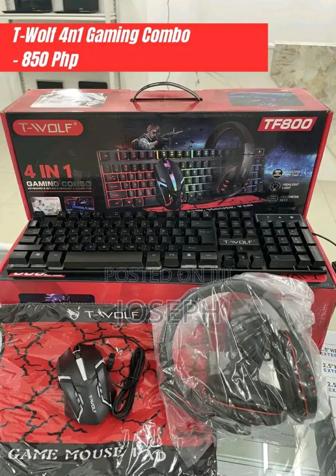 4in1 Combo Gaming RGB Keyboard