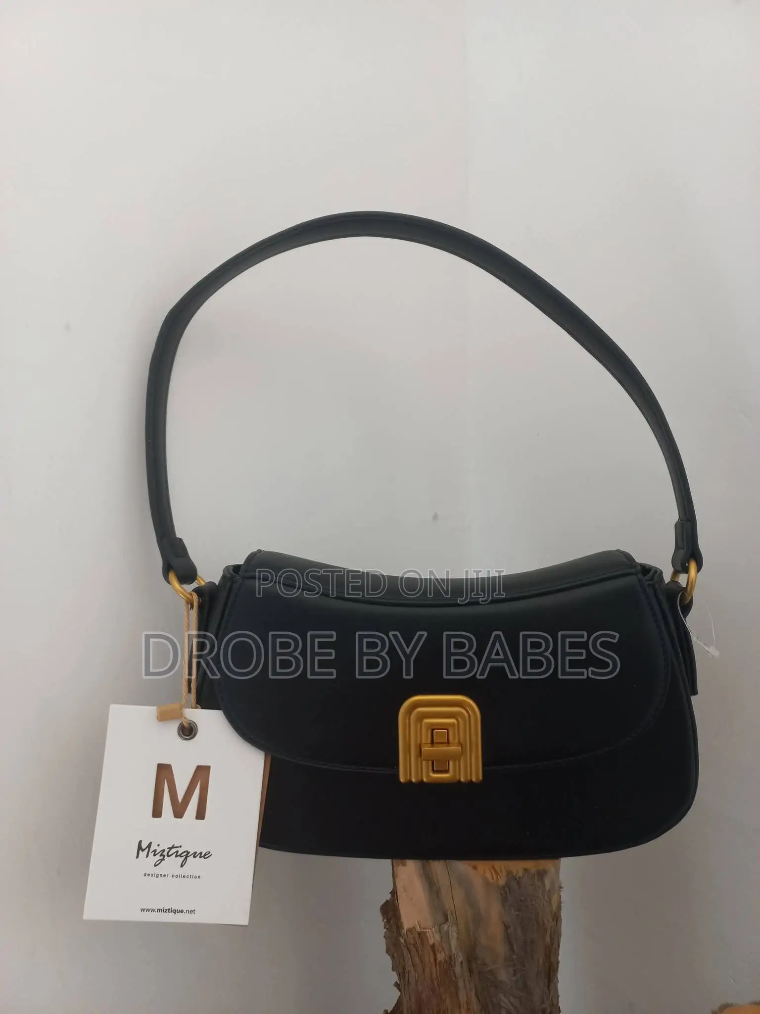 Miztique Black Shoulder Bag