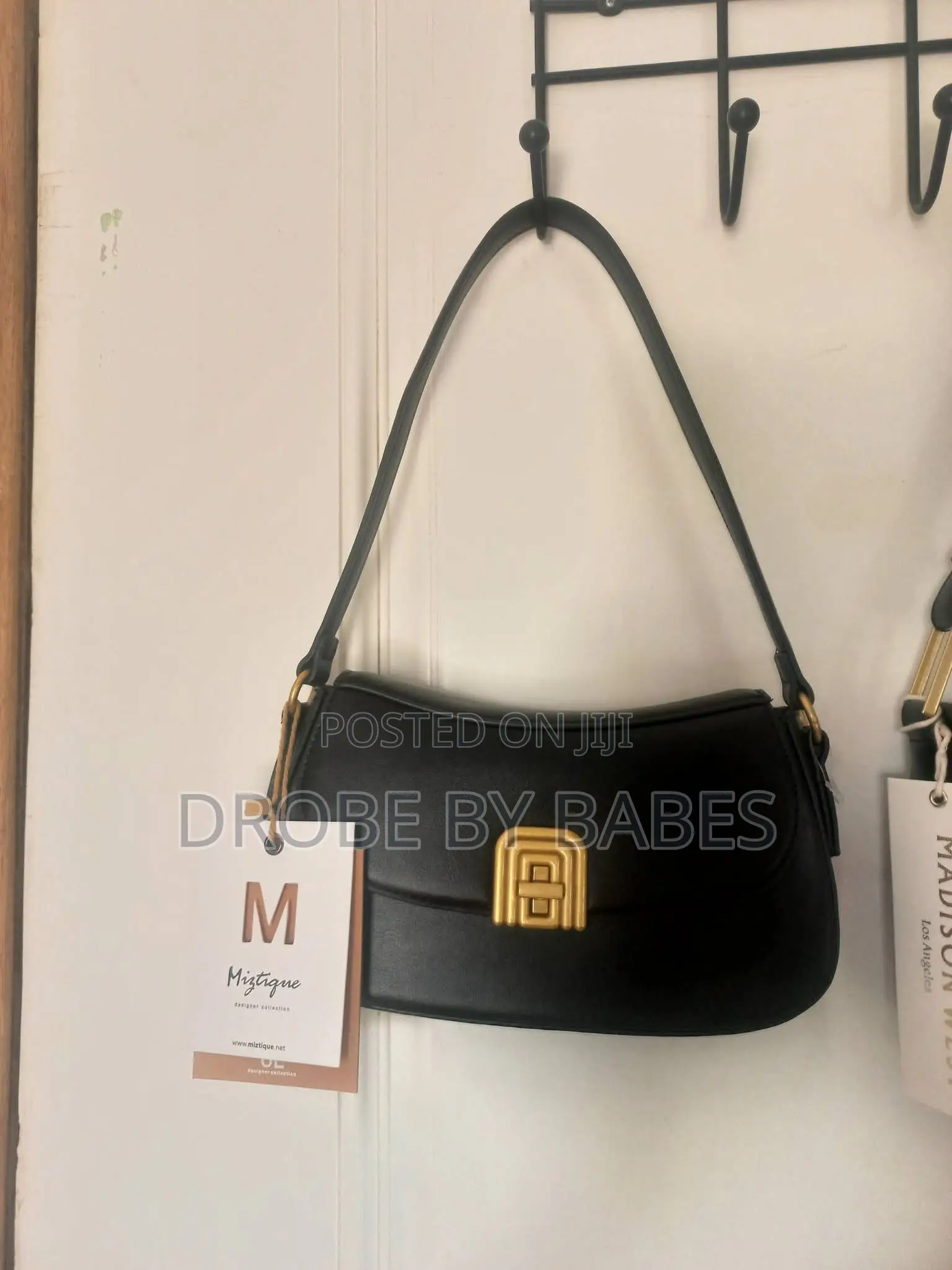 Miztique Black Shoulder Bag