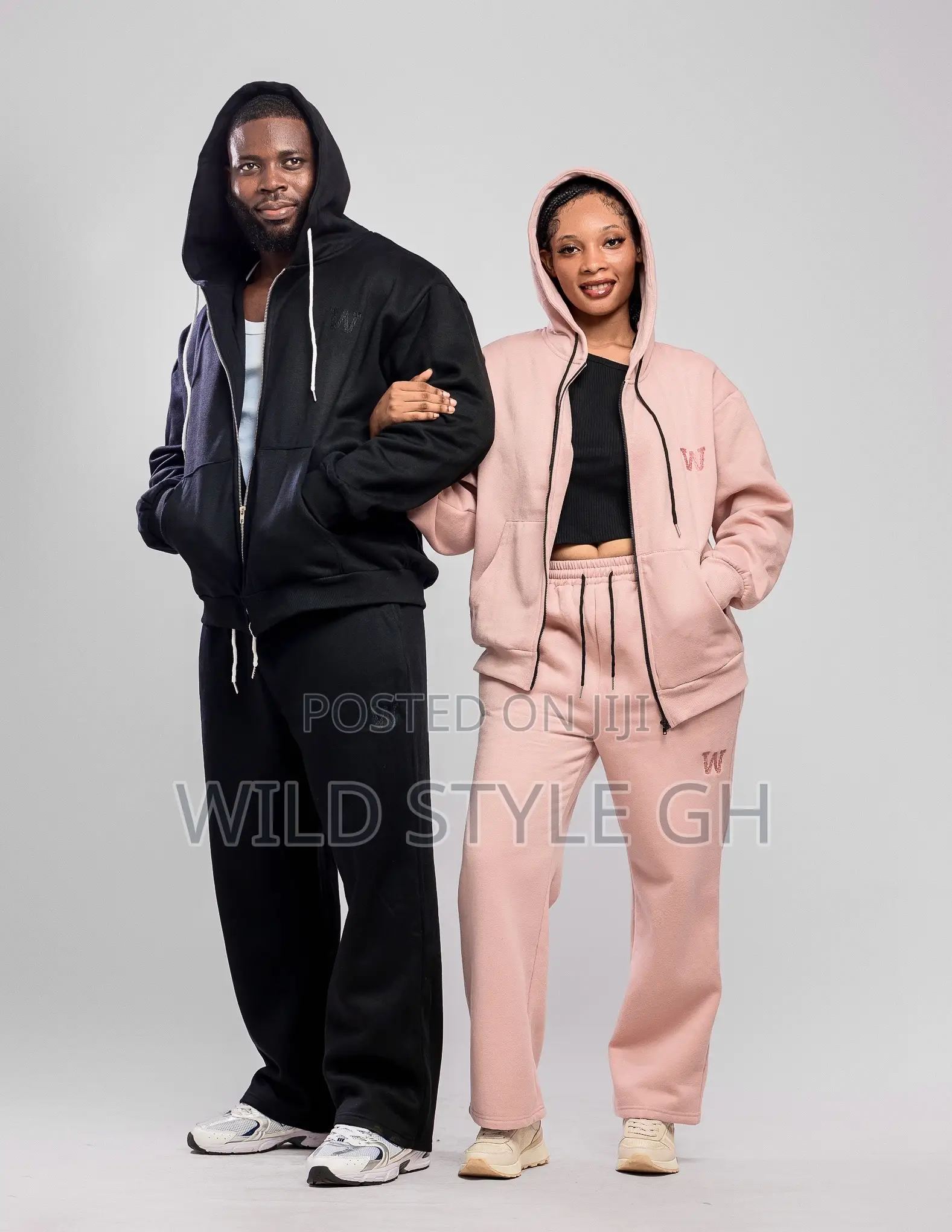 Warm Zip-up Hoodie Tracksuits