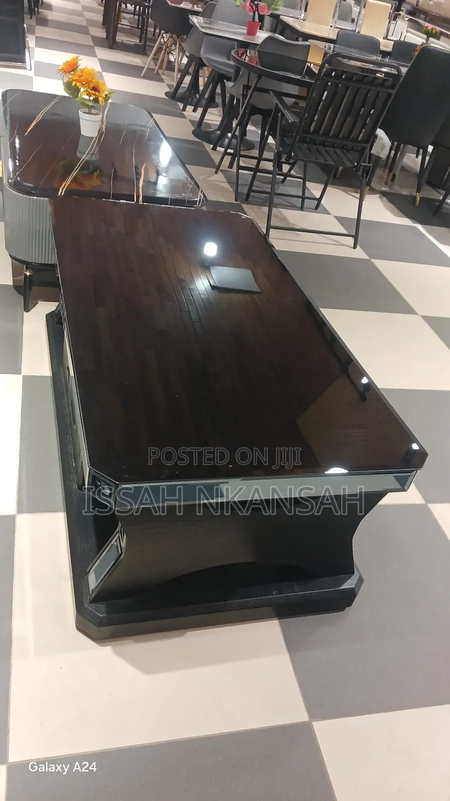 Executive Black Centre Table