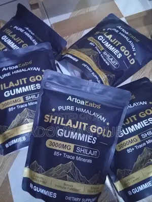 Himalayan Shilajit Gold Gummies 3,000mg for Strength and Vitality