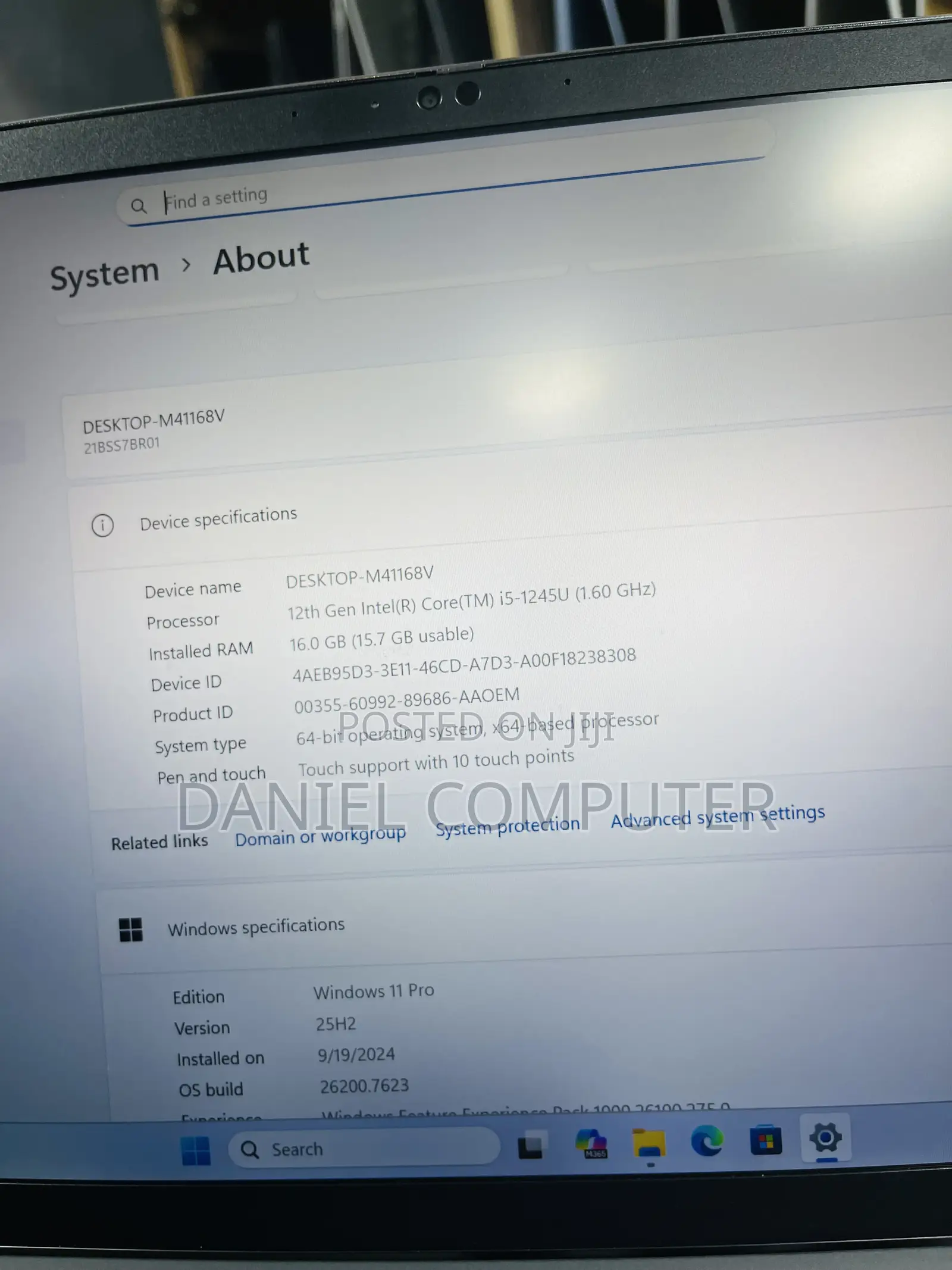 Laptop Lenovo ThinkPad T14s G4 16GB Intel Core i5 SSD 256GB