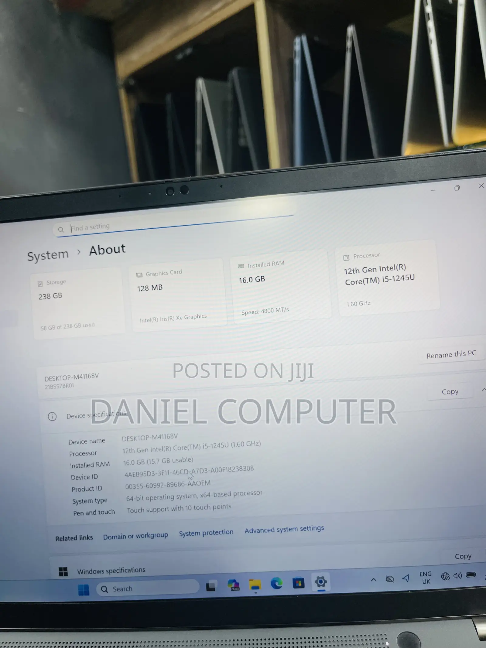 Laptop Lenovo ThinkPad T14s G4 16GB Intel Core i5 SSD 256GB