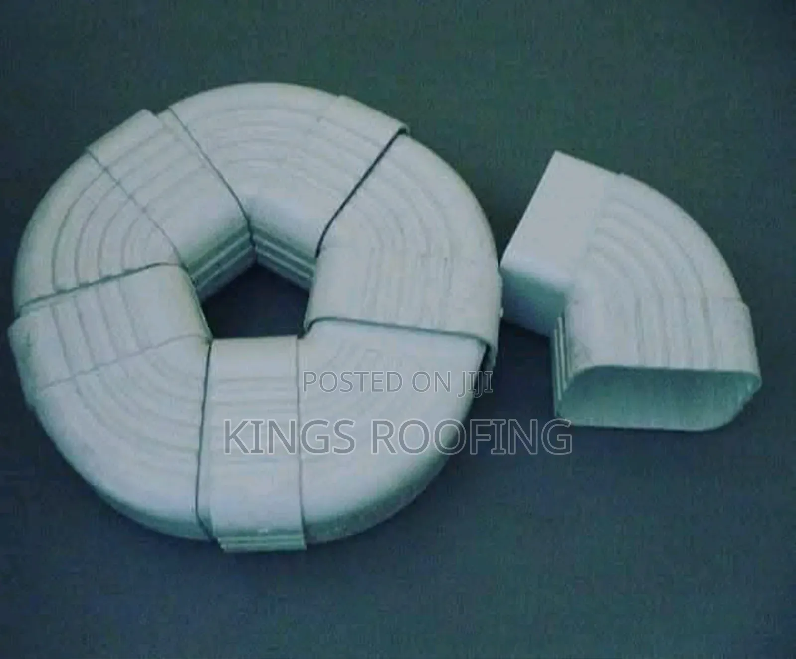 Pvc Plastic Rain Gutter Down Pipe, Clip Accessories